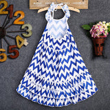 Wave Stripe Long Dress