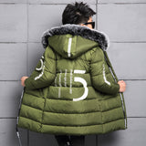 Letter Jacket Fur Collar