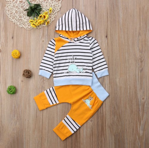 Set Hooded Dolphin Striped