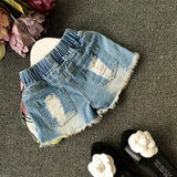 Cartoon Denim Shorts