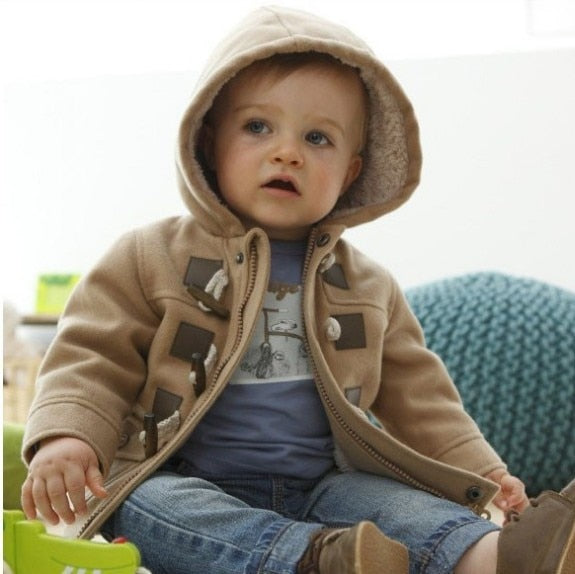 Warm Hooded Overcoat Snowsuit