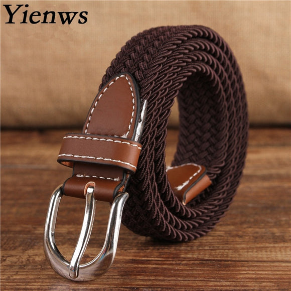 Brand Knitted Canvas Belt