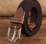Brand Knitted Canvas Belt