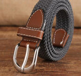 Brand Knitted Canvas Belt