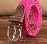 Brand Knitted Canvas Belt