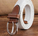 Brand Knitted Canvas Belt
