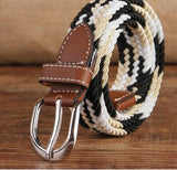 Brand Knitted Canvas Belt
