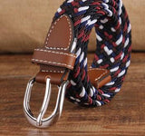 Brand Knitted Canvas Belt