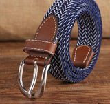 Brand Knitted Canvas Belt