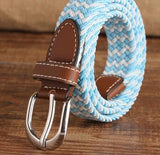 Brand Knitted Canvas Belt