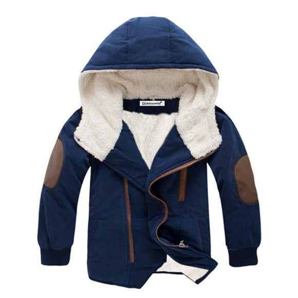 Kids coat 2017 Autumn Winter Boys Jacket for Boys Children Clothing Hooded Outerwear Baby Boy Clothes  4 5 6 7 8 9 10 11 12 Year