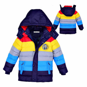 Kids coat 2017 Autumn Winter Boys Jacket for Boys Children Clothing Hooded Outerwear Baby Boy Clothes  4 5 6 7 8 9 10 11 12 Year