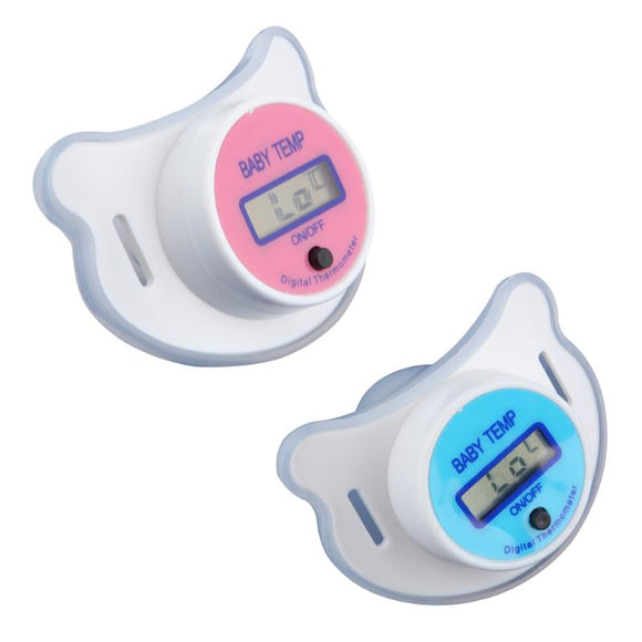 Pacifier Thermometer Medical Silicone LCD Digital