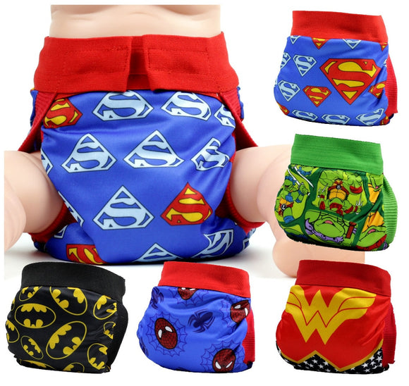 superhero gladbaby diaper  c