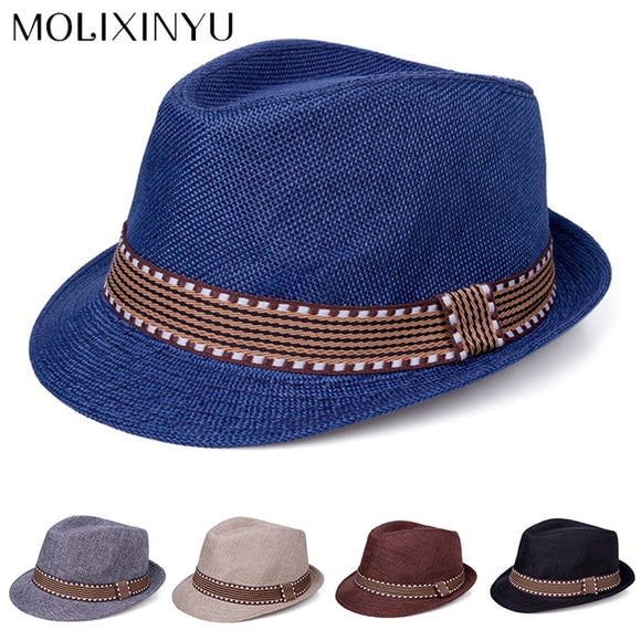 Hat Children Jazz Straw Cap