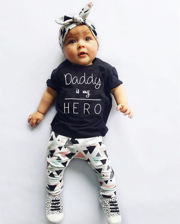 Baby Girl Daddy is my Hero