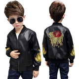Boys Winter leather jacket