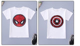 Changing boys T-shirts