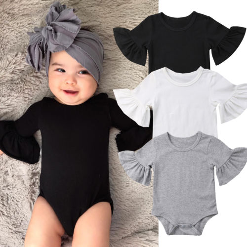 Cute Newborn Baby Girl Clothes Bodysuits