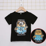 Changing boys T-shirts