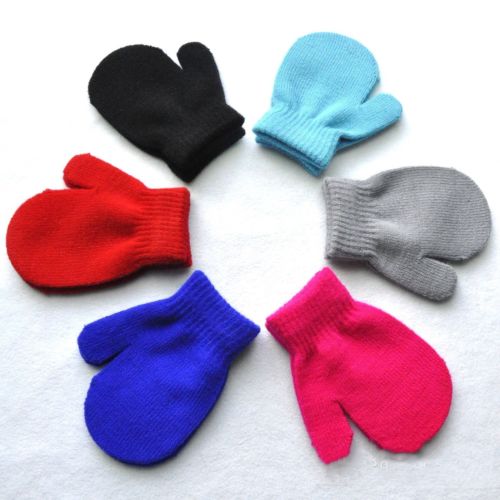 Hot  Baby Toddler Red Mittens Gloves