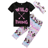 3pcs Top, Pant & Headband